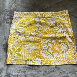 J Crew Flower Pattern Mini Skirt 8